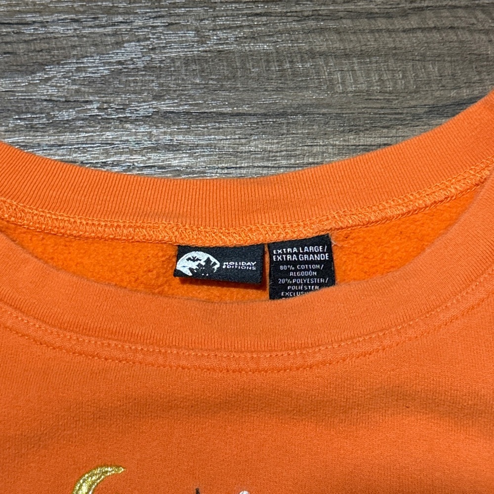 Vintage 90s Halloween witch and ghost crewneck Sweatshirt - Picture 3 of 6
